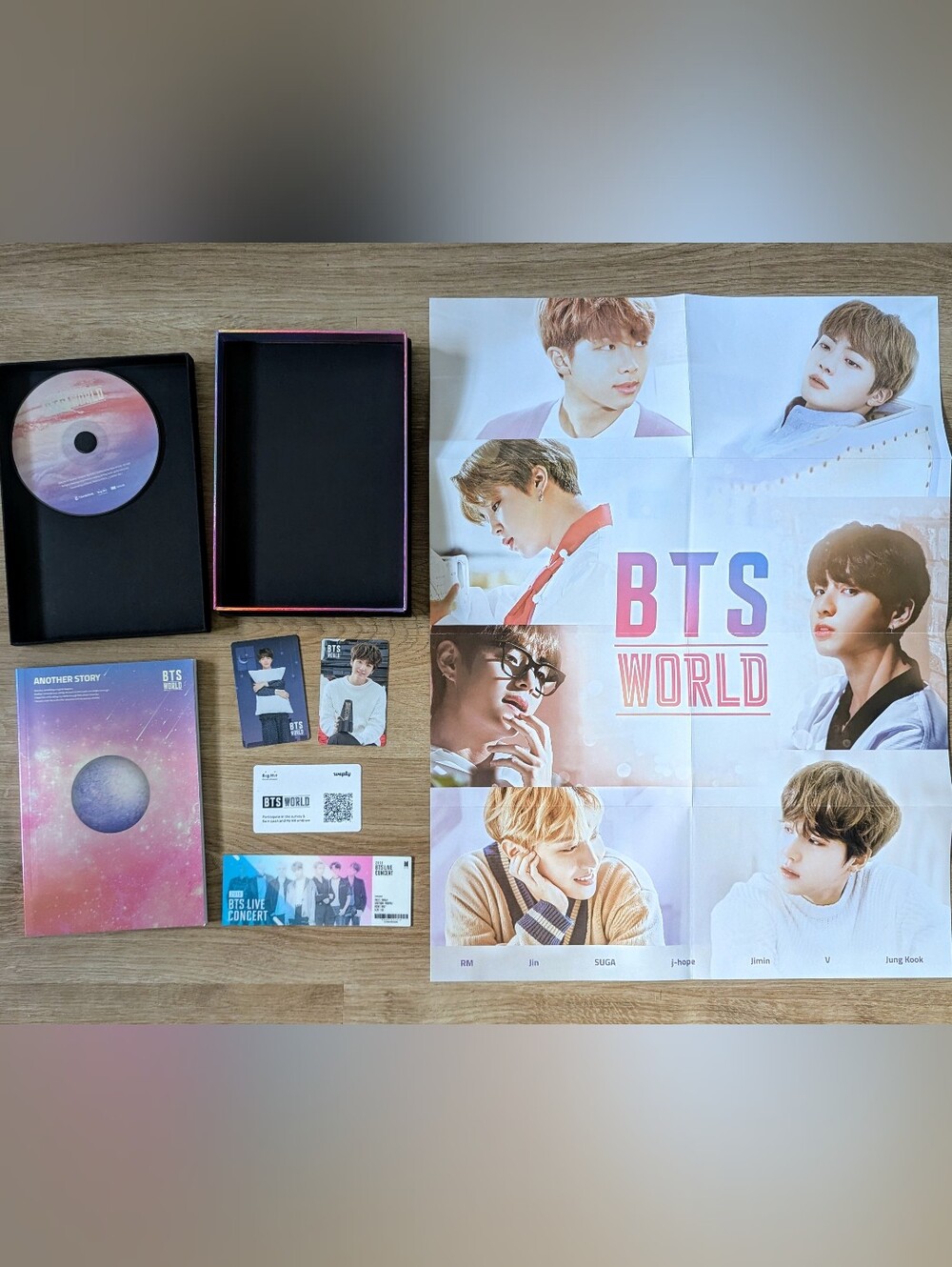 BTS World Original Soundtrack Album - Suga Photocards